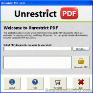 PDF Print Security Remover screenshot